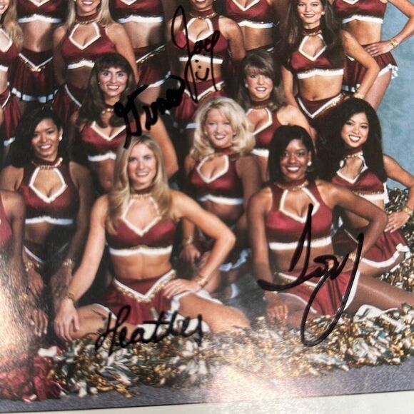 Washington Redskins 1997-1998 Season Redskinettes Autographed  Print - Picture 4 of 8